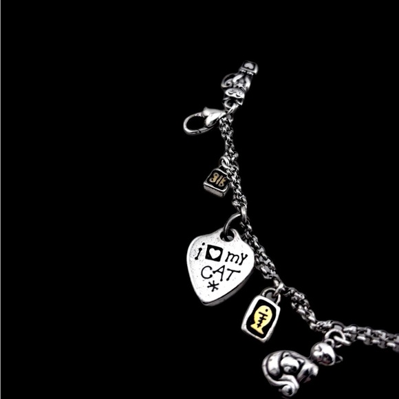 Brighton Pedigree Cat Locket Heart Retired Heart Charm Bracelet PURRFECT! - Picture 4 of 11